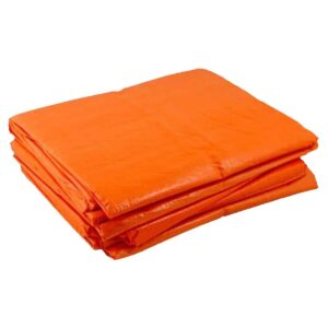 Bouwzeil/afdekzeil - 10x12 meter - 150gr/m² - Oranje