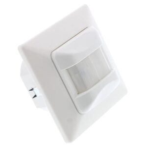 Klemko Bewegingsmelder wand - inbouw - 3-100W - 8m - IB-PIR-W/LED - Wit