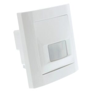 Klemko Bewegingsmelder wand - 55x55mm - inbouw - 3-draads - IB-PIR-W-55x55 - Wit
