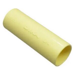 PVC Sok verbindingsstuk 5/8 - 16mm - Crème - 10 stuks