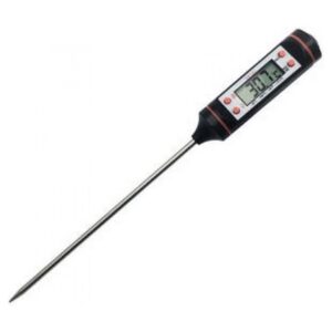 Digital vlees thermometer - TP101 - 50 t/m 300°C - Inclusief batterij - Zwart
