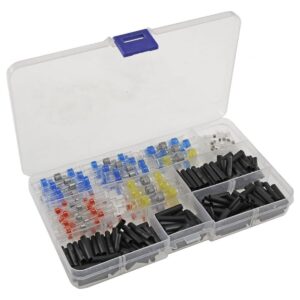 Krimpkous en Soldeerhulzen Assortiment in Opbergdoos - 300-delig