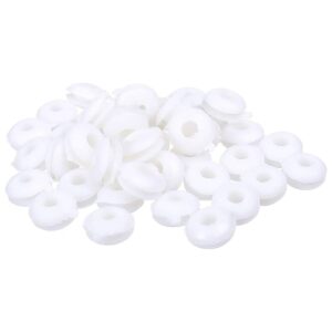 Rubberen Doorvoertules 8-16mm - Grommet Coil - Kabel bescherm ringen - Wit - Set van 73 stuks