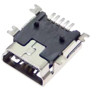 USB Connector - Mini USB Type B - USB 2.0 - PCB Print Montage - 5-Pins