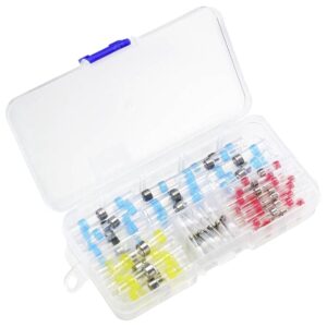 Soldeerhulzen Assortiment in Opbergdoos - 100-delig - Kabelverbinder Waterdicht - Krimpkous