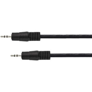 Audio Kabel - 3.5mm Jack (m) naar 3.5mm Jack (m) - 3m - Zwart