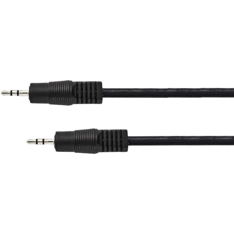 Audio Kabel - 3.5mm Jack (m) naar 3.5mm Jack (m) - 3m - Zwart
