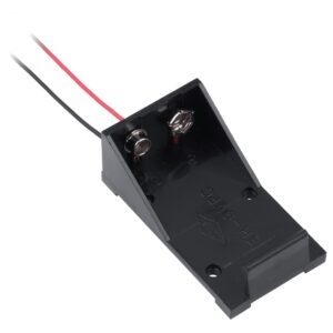 VLTG Batterijhouder 9V - Open - Zwart