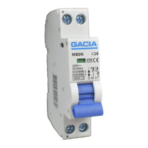Gacia Installatieautomaat - 16A 6kA - 1P+N - M80N-C16
