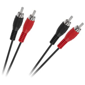 Orbit Electronic Audio Kabel - L/R (RCA) (m) naar L/R (RCA) (m)  - 3m - Zwart