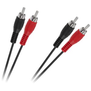 Orbit Electronic Audio Kabel - L/R (RCA) (m) naar L/R (RCA) (m)  - 1.8m - Zwart
