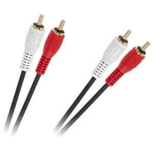 Orbit Electronic Audio Kabel - L/R (RCA) (m) naar L/R (RCA) (m)  - 1.5m - Zwart