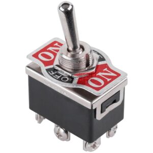 ProRide Tuimelschakelaar ON-OFF-ON - 10A 125V - 6A 250V - 6-Polig - KN3(C)-203