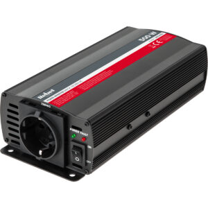 Rebel Omvormer - Spanningsomvormer - 24V DC naar 230V AC - Max. 500W - Zwart