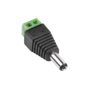 VLTG DC Voeding stekker - 2.1x5.5mm - Schroefbaar - Male - Per Stuk