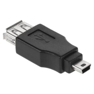 VLTG USB Koppelstuk - Mini USB (m) naar USB-A (v) - USB 2.0