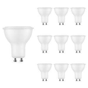 Modee GU10 LED Spot 5W - 400lm - 6000K - Daglicht Wit - LED Spot Lamp - Vervangt 35W Gloeilamp - 10 stuks