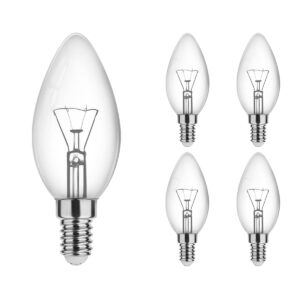 Technik E14 Gloeilamp 25W - 160lm - 2700K - Extra Warm Wit - Kaarslamp B35 - 5 stuks