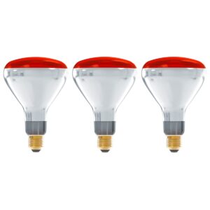 Technik R125 Infraroodlamp E27 150W - 1250lm - 2700K - Half Rood Licht - Warmtelamp - 3 stuks