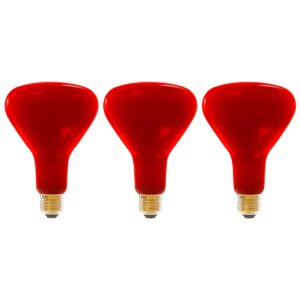 Technik R125 Infraroodlamp E27 150W - 1250lm - 2700K - Rood Licht - Warmtelamp - 3 stuks