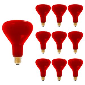 Technik R125 Infraroodlamp E27 150W - 1250lm - 2700K - Rood Licht - Warmtelamp - 10 stuks