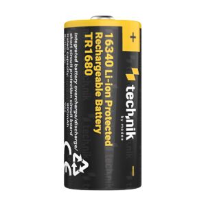 Technik Oplaadbare Lithium Batterij - Li-ion - 16340 / RCR123 / TR1680 - 800mAh  - 3.7V