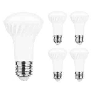 Modee E27 LED Reflectrorlamp 7W - 500lm - 6000K - Daglicht Wit - LED Spot Lamp R63 - Vervangt 42W Gloeilamp - 5 stuks