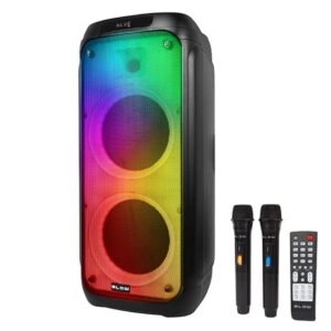 Blow Infinity V2 RGB Bluetooth Speaker 300W - 2x Microfoons - Afstandsbediening - Zwart