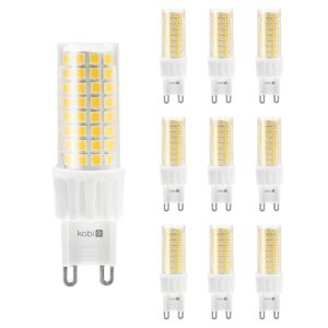 Kobi LED Lamp G9 6W - 600lm - 3000K - 230V - Voor Heldere Sfeerverlichting of Halogeenvervanger - G9 Insteeklampje - 10 stuks