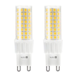 Kobi LED Lamp G9 6W - 600lm - 3000K - 230V - Voor Heldere Sfeerverlichting of Halogeenvervanger - G9 Insteeklampje - 2 stuks