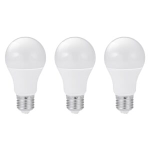 Kobi LED Lamp E27 10W - 950lm - 6000K - 230V - Standaardvorm - Voor Garage, Spiegelverlichting of Kelder - 3 stuks