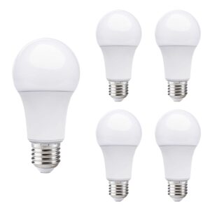 Kobi LED Lamp E27 13W - 1350lm - 4000K - 230V - Standaardvorm - Voor Keuken, Werkplek of Opslagruimte - 5 stuks