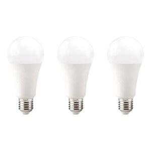 Kobi LED Lamp E27 18W - 2000lm - 4000K - 230V - Standaardvorm - Voor Winkelverlichting, Hal of Werkplek - 3 stuks