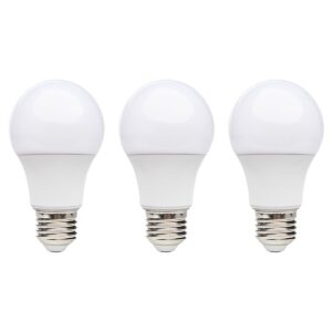 Kobi LED Lamp E27 7W - 600lm - 6000K - 230V - Standaardvorm - Voor Werkverlichting, Garage of Spiegelkast - 3 stuks