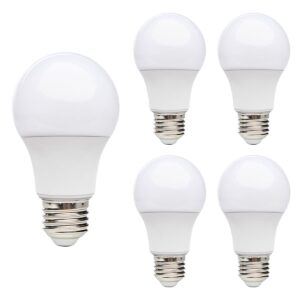 Kobi LED Lamp E27 7W - 600lm - 6000K - 230V - Standaardvorm - Voor Werkverlichting, Garage of Spiegelkast - 5 stuks