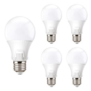 Kobi Premium LED Lamp E27 9W - 810lm - 6500K Koud Daglicht - 230V - 30.000 Branduren - Standaardvorm - Voor Werkplek of Spiegelkast - 5 stuks
