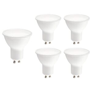 Kobi LED Spot GU10 5W - 400lm - 3000K - 230V - Voor Inbouwspot, Woonkamer of Keukenkast - GU10 Fitting - 5 stuks