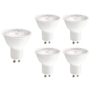 Kobi Premium LED Spot GU10 5W - 450lm - 3000K - 230V - 30.000 Branduren - Voor Plafondlampen, Hal of Woonruimte - GU10 Fitting - 5 stuks