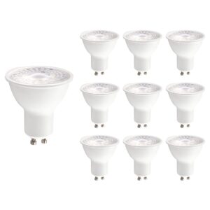 Kobi Premium LED Spot GU10 5W - 450lm - 3000K - 230V - 30.000 Branduren - Voor Plafondlampen, Hal of Woonruimte - GU10 Fitting - 10 stuks