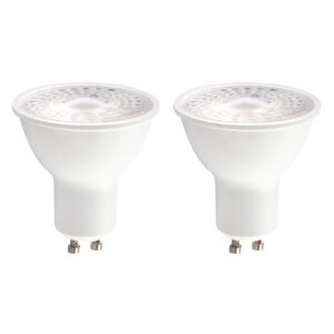 Kobi Premium LED Spot GU10 5W - 450lm - 4000K - 230V - 30.000 Branduren - Voor Werkkamer, Toilet of Badkamer - GU10 Fitting - 2 stuks