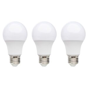 Kobi LED Lamp E27 10.5W - 1055lm - 4000K - 230V - Standaardvorm - Voor Werkruimte, Hal of Keuken - 3 stuks