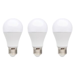 Kobi LED Lamp E27 11W - 1050lm - 3000K - 230V - Standaardvorm - Voor Woonkamer, Hal of Plafondarmatuur - 3 stuks