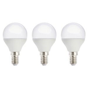 Kobi LED Lamp Mini Bolvorm E14 8.5W - 806lm - 6500K - 230V - Voor Spiegelkast, Toilet of Technische Ruimte - 3 stuks