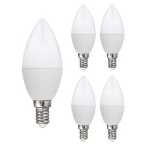 Kobi LED Lamp Kaarsvorm E14 8.5W - 806lm - 6500K - 230V - Voor Technische Ruimtes, Keuken of Werkplek - 5 stuks