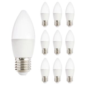 Kobi LED Lamp Kaarsvorm E27 7W - 600lm - 3000K - 230V - Voor Slaapkamer, Eettafel of Gangverlichting - 10 stuks