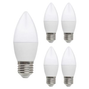 Kobi LED Lamp Kaarsvorm E27 8.5W - 806lm - 4000K - 230V - Voor Hal, Overloop of Werkplek - 5 stuks