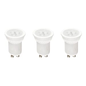 Kobi LED Spot MR11 GU10 4W - 320lm - 4000K - 230V - Voor Keuken, Badkamer of Werkplek - 3 stuks