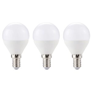 Kobi LED Lamp Mini Bolvorm E14 6W - 470lm - 3000K - 230V - Voor Plafondarmaturen of Kleine Ruimtes - 3 stuks