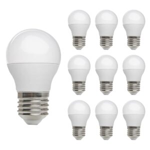 Kobi LED Lamp Mini Bolvorm E27 6W - 470lm - 6000K - 230V - Voor Technische Verlichting en Opslagruimtes - 10 stuks