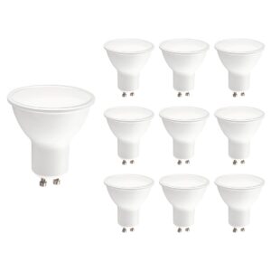Kobi LED Spot GU10 8.5W - 800lm - 3000K - 230V - Voor Inbouwspots, Plafondlamp of Woonkamer - GU10 Fitting - 10 stuks
